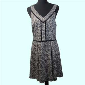 Mossimo Supply Co Black and White A-Line Mini Dress